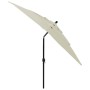 Sombrilla de 3 niveles con poste de aluminio arena 2,5x2,5 m de vidaXL, Sombrillas - Ref: Foro24-313836, Precio: 76,23 €, Des...