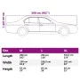 Car cover with silver hooks, medium size. by , Car Storage Covers - Ref: Foro24-4008933, Price: 17,74 €, Discount: %