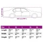 Vollschutz Auto-Sedan-Hagelschutzabdeckung M grau/silber von , Autoaufbewahrungsabdeckungen - Ref: Foro24-4008944, Preis: 71,...