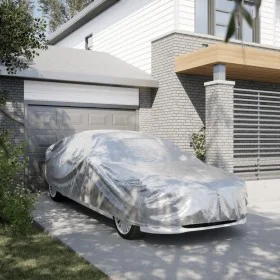 Car cover for Sedan with silver PEVA buckle straps L by , Car Storage Covers - Ref: Foro24-4008952, Price: 37,35 €, Discount: %