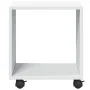Rollschrank aus weißem Ingenieurholz mit Rädern, 37x33x42,5 cm. von , Seitentische - Ref: Foro24-853128, Preis: 32,56 €, Raba...
