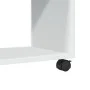 Rollschrank aus weißem Ingenieurholz mit Rädern, 37x33x42,5 cm. von , Seitentische - Ref: Foro24-853128, Preis: 32,56 €, Raba...
