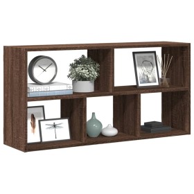 Estante de pared madera ingeniería marrón roble 100x25x50 cm de , Estantes y estanterías - Ref: Foro24-853278, Precio: 51,74 ...
