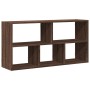 Estante de pared madera ingeniería marrón roble 100x25x50 cm de , Estantes y estanterías - Ref: Foro24-853278, Precio: 51,74 ...
