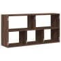 Estante de pared madera ingeniería marrón roble 100x25x50 cm de , Estantes y estanterías - Ref: Foro24-853278, Precio: 51,74 ...