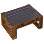 Mesa de centro con Infinity LED roble ahumado 70x53x30 cm de , Mesas de centro - Ref: Foro24-847634, Precio: 82,10 €, Descuen...