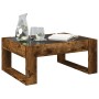 Mesa de centro con Infinity LED roble ahumado 70x53x30 cm de , Mesas de centro - Ref: Foro24-847634, Precio: 82,10 €, Descuen...