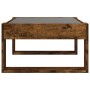 Mesa de centro con Infinity LED roble ahumado 70x53x30 cm de , Mesas de centro - Ref: Foro24-847634, Precio: 82,10 €, Descuen...