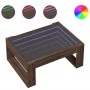 Mesa de centro con Infinity LED marrón roble 70x53x30 cm de , Mesas de centro - Ref: Foro24-847636, Precio: 83,84 €, Descuent...