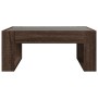 Mesa de centro con Infinity LED marrón roble 70x53x30 cm de , Mesas de centro - Ref: Foro24-847636, Precio: 85,46 €, Descuent...