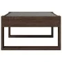 Mesa de centro con Infinity LED marrón roble 70x53x30 cm de , Mesas de centro - Ref: Foro24-847636, Precio: 83,84 €, Descuent...