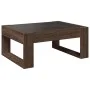 Mesa de centro con Infinity LED marrón roble 70x53x30 cm de , Mesas de centro - Ref: Foro24-847636, Precio: 83,84 €, Descuent...