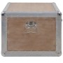 Caja de almacenaje madera maciza abeto marrón 91x52x40 cm en Baúles de almacenamiento | Comprar online en Foru.es
