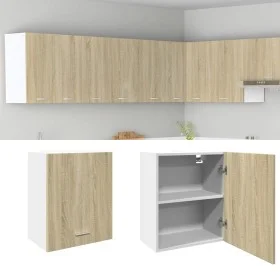 Armario de pared madera ingeniería roble Sonoma 50x31x60 cm de , Armarios de cocina - Ref: Foro24-849619, Precio: 50,55 €, De...