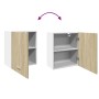 Armario de pared madera ingeniería roble Sonoma 50x31x60 cm de , Armarios de cocina - Ref: Foro24-849619, Precio: 52,13 €, De...