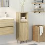 Armario de baño madera contrachapada roble Sonoma 30x30x100 cm de , Muebles de baño - Ref: Foro24-849671, Precio: 52,09 €, De...