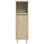 Armario de baño madera contrachapada roble Sonoma 30x30x100 cm de , Muebles de baño - Ref: Foro24-849671, Precio: 52,09 €, De...