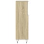 Armario de baño madera contrachapada roble Sonoma 30x30x100 cm de , Muebles de baño - Ref: Foro24-849671, Precio: 52,09 €, De...