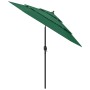 Sombrilla de 3 niveles con poste de aluminio verde 2,5 m de vidaXL, Sombrillas - Ref: Foro24-313861, Precio: 67,94 €, Descuen...