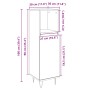 Armario de baño madera contrachapada roble Sonoma 30x30x100 cm de , Muebles de baño - Ref: Foro24-849671, Precio: 52,09 €, De...