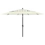 Sombrilla de 3 niveles con poste de aluminio arena 3,5 m de vidaXL, Sombrillas - Ref: Foro24-313876, Precio: 101,11 €, Descue...