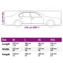 Car cover for Sedan with silver buckle straps XL by , Car Storage Covers - Ref: Foro24-4008928, Price: 35,37 €, Discount: %