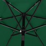 Sombrilla de 3 niveles con poste de aluminio verde 2,5 m de vidaXL, Sombrillas - Ref: Foro24-313861, Precio: 67,94 €, Descuen...