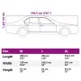 Car cover with silver hooks, size XL by , Car Storage Covers - Ref: Foro24-4008935, Price: 25,10 €, Discount: %