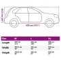 Full gray non-woven textile SUV car cover, size M. by , Car Storage Covers - Ref: Foro24-4008940, Price: 30,67 €, Discount: %