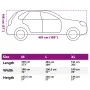 Car cover for SUV with silver PEVA buckle straps L by , Car Storage Covers - Ref: Foro24-4008956, Price: 44,52 €, Discount: %