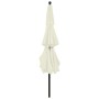 Sombrilla de 3 niveles con poste de aluminio arena 3,5 m de vidaXL, Sombrillas - Ref: Foro24-313876, Precio: 101,11 €, Descue...