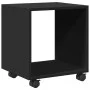 Armario con ruedas madera ingeniería negro 37x33x42,5 cm by , Side tables - Ref: Foro24-853129, Price: 31,62 €, Discount: %