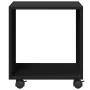 Armario con ruedas madera ingeniería negro 37x33x42,5 cm by , Side tables - Ref: Foro24-853129, Price: 31,62 €, Discount: %