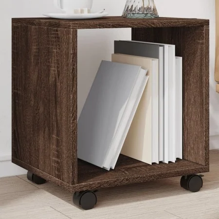 Rollschrank aus braunem Eichenholz 37x33x42,5 cm. von , Seitentische - Ref: Foro24-853134, Preis: 30,82 €, Rabatt: %