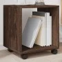Rollschrank aus braunem Eichenholz 37x33x42,5 cm. von , Seitentische - Ref: Foro24-853134, Preis: 30,82 €, Rabatt: %