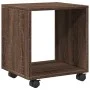 Rollschrank aus braunem Eichenholz 37x33x42,5 cm. von , Seitentische - Ref: Foro24-853134, Preis: 30,82 €, Rabatt: %