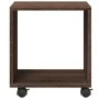 Rollschrank aus braunem Eichenholz 37x33x42,5 cm. von , Seitentische - Ref: Foro24-853134, Preis: 30,82 €, Rabatt: %
