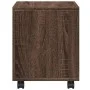 Rollschrank aus braunem Eichenholz 37x33x42,5 cm. von , Seitentische - Ref: Foro24-853134, Preis: 30,82 €, Rabatt: %