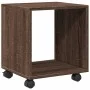 Rollschrank aus braunem Eichenholz 37x33x42,5 cm. von , Seitentische - Ref: Foro24-853134, Preis: 30,82 €, Rabatt: %