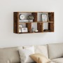 Estante de pared madera de ingeniería envejecida 100x25x50 cm de , Estantes y estanterías - Ref: Foro24-853279, Precio: 55,61...