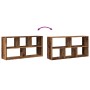 Estante de pared madera de ingeniería envejecida 100x25x50 cm de , Estantes y estanterías - Ref: Foro24-853279, Precio: 55,61...