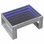 Mesa de centro con Infinity LED gris Sonoma 70x53x30 cm de , Mesas de centro - Ref: Foro24-847635, Precio: 84,23 €, Descuento: %