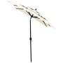Sombrilla de 3 niveles con poste de aluminio arena 2x2 m de vidaXL, Sombrillas - Ref: Foro24-313844, Precio: 83,43 €, Descuen...