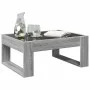 Mesa de centro con Infinity LED gris Sonoma 70x53x30 cm de , Mesas de centro - Ref: Foro24-847635, Precio: 84,23 €, Descuento: %