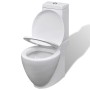 Juego de váter WC y bidé de cerámica blanco de vidaXL, Baños y bidés - Ref: Foro24-270566, Precio: 409,06 €, Descuento: %