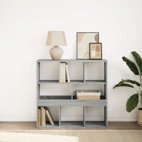 Estantería/divisor de espacios gris Sonoma 100x33x94,5 cm de , Librerías y estanterías - Ref: Foro24-854477, Precio: 78,14 €,...