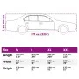 Funda de coche para Sedan con correas hebilla plateado XXL by , Car Storage Covers - Ref: Foro24-4008929, Price: 34,10 €, Dis...