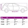 Funda de coche para SUV con correas hebilla PEVA plateado M by , Car Storage Covers - Ref: Foro24-4008955, Price: 44,93 €, Di...