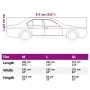 Funda para coche con ganchos media plateado PEVA XL by , Car Storage Covers - Ref: Foro24-4008960, Price: 25,22 €, Discount: %