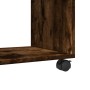 Armario con ruedas madera ingeniería roble ahumado 37x33x42,5cm de , Mesas auxiliares - Ref: Foro24-853132, Precio: 30,71 €, ...